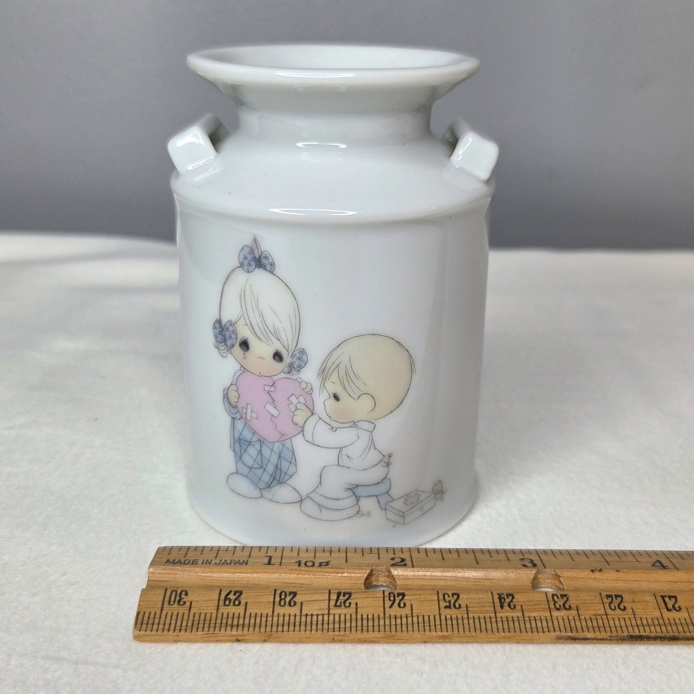 Vintage 1988 Precious Moments Enesco Milk Can Vase What Would I Do Without You